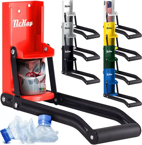 Vista 8 de [Usado] Mckay Trituradora de latas de metal de 16 oz. y 12 oz. Automática para reciclaje, trituradora de latas de aluminio de servicio pesado