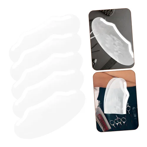 Vista 6 de 50 unids corte de pelo Escudo de ojos Salon Eye Shields Shower Face Hair Protector para corte de pelo
