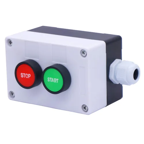 Vista 5 de Taiss Interruptor de botón momentáneo para estación de arranque/parada, señal roja y verde, NO NC, interruptores pulsadores de estación AC 660V 10A