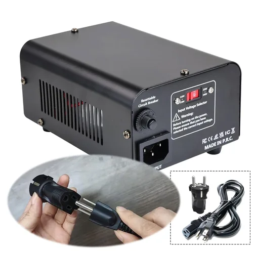Vista 3 de Yinleader Convertidor de voltaje de 500 W, transformador de 110/120 V a 220/240 V, convertidor de paso de voltaje de 110 V a 220 V, 220 V a 110 V