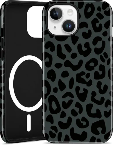 Vista 22 de Jusy Funda compatible con MagSafe con estampado de caparazón de tortuga marrón para iPhone 7/8/SE, cubierta protectora de TPU suave magnética