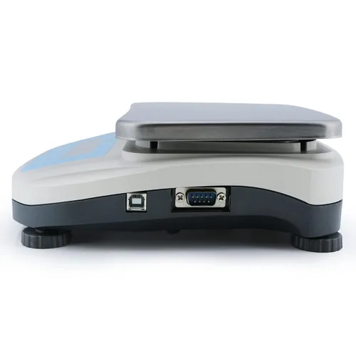 Vista 3 de U.S. Solid Balanza digital de laboratorio de precisión electrónica de 0.00 oz, interfaz RS232 y USB, AC100V-240V y DC4x1.5V, 19 unidades de medida