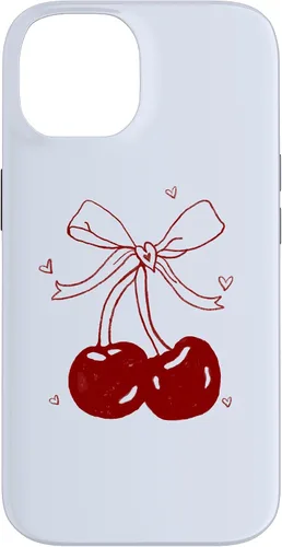 Vista 4 de Cherri Ties Baby Blue Cherry Bow Case for iPhone 17