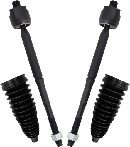 Vista 228 de TRQ Kit de dirección delantera con barra de acoplamiento de fuelle de piñón y cremallera compatible con Toyota Echo 2000-2005