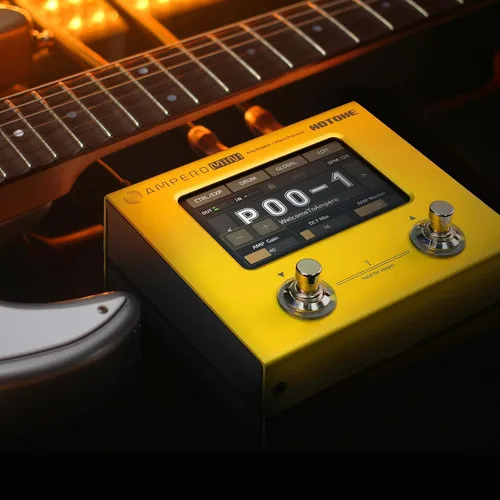 Vista 7 de HOTONE Procesador de múltiples efectos, pedal de guitarra, amplificador de bajo, modelado de gabinetes IR, simulación multiidioma estéreo, OTG