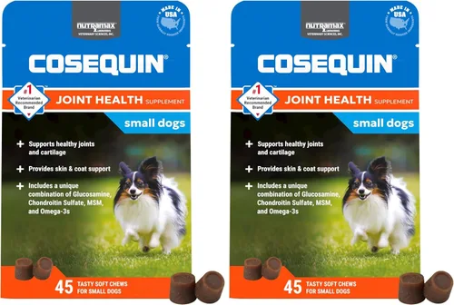 Vista 10 de Cosequin Minis - Masticables blandos de máxima fuerza con MSM Plus Omega3, 45
