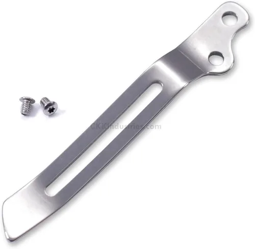 Vista 7 de EZSMITH (Modelo 1 Pinza de bolsillo universal - (Acabado táctico negro) - Pinza de bolsillo de repuesto para cuchillos plegables, teléfonos Modelo 1