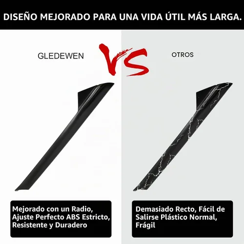 Vista 4 de Moldura de parabrisas A-Pillar apto para Ford Explorer 11-19 BB5Z7803136AA Front Outer Left Driver & Right Passenger Cover, Window Trim Moulding