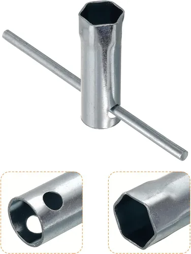 Vista 4 de uxcell Llave inglesa universal de encendido de 0.630 in para bujía, 2 piezas