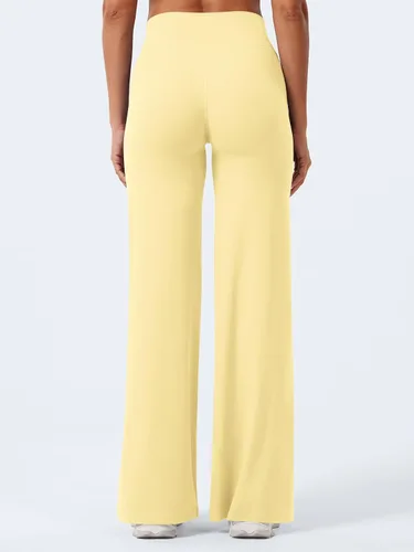 Vista 2 de YEOREO Ease - Leggings rectos para mujer, pantalones de yoga para gimnasio Amarillo (Butter Yellow)