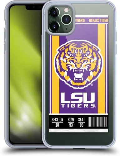 Vista 115 de Head Case Designs Funda de gel suave con licencia oficial de la Universidad Estatal de Louisiana LSU Camou compatible con Apple iPhone 7 Plus/iPhone