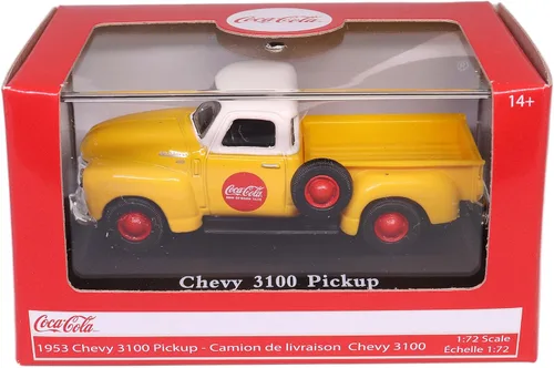 Vista 9 de Coca Cola 1:72 Escala Diecast Modelo 1953 Chevrolet 3100 Pickup, 472002