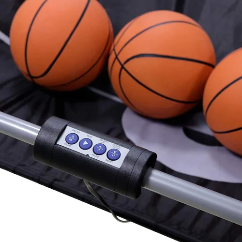 Vista 7 de Saturnpower Shot Creator Juego de Arcade de Baloncesto Interior Plegable Electrónico Juego Deportivo de Doble Tiroteo Oficial para el Hogar Doble