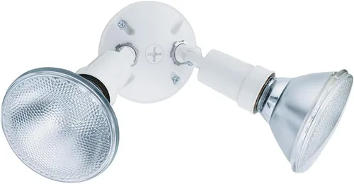 Vista 12 de Lithonia Lighting OFTH 300PR 120 P WH-M12 - Soporte ajustable doble PAR con atardecer a amanecer, 120 voltios, 300 vatios, color blanco