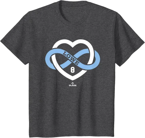 Vista 12 de Camiseta Infinite Love Brandon Lowe Tampa Bay MLBPA, Negro