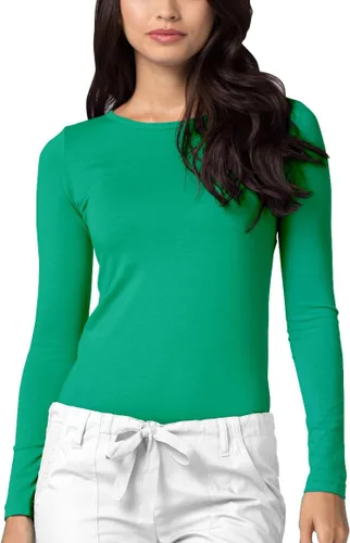 Vista 23 de Adar Underscrubs para Mujeres - Camiseta Underscrub de Manga Larga Comfort Aguamarina (Aquamarine)