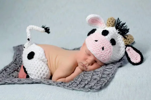 Vista 2 de Accesorios de fotos para bebés recién nacidos, trajes de sesión de fotos para niños y niñas, disfraz de ganchillo, ropa de punto para bebés