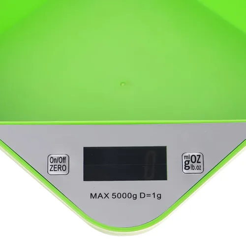 Vista 7 de Toyvian Báscula digital de cocina con cuenco integrado, pesaje preciso de alimentos para hornear y cocinar, diseño de botón simple, compacto,