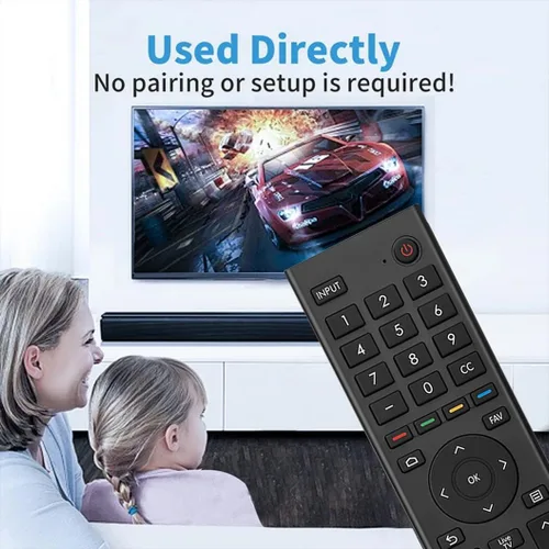 Vista 3 de ERF3J80H - Control remoto universal de repuesto para Hisense Smart TV 43A6G 50A6G 50U6G 50U68G 55U6G 55A6G 55U68G 60A6G 65U68G 65A6G 65U6G 70A6G
