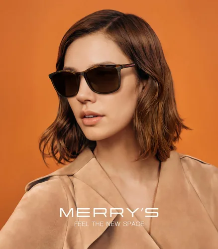 Vista 2 de MERRY'S Lentes de sol polarizados cuadrados para hombres y mujeres, ultraligeros, para conducir, pesca, golf, UV400 S8668