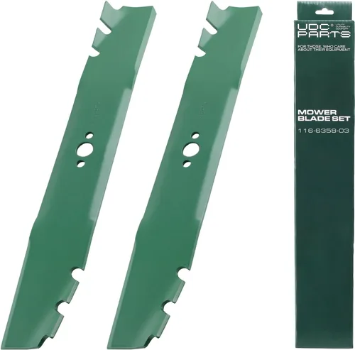 Vista 36 de UDC Parts 103-6401 Hojas de cortadora para Exmark de 48 pulgadas 103-6401-S 103-6381-S 103-6381 103-6391-S 103-6391 103-6396 103-6396-S Lazer Z Turf