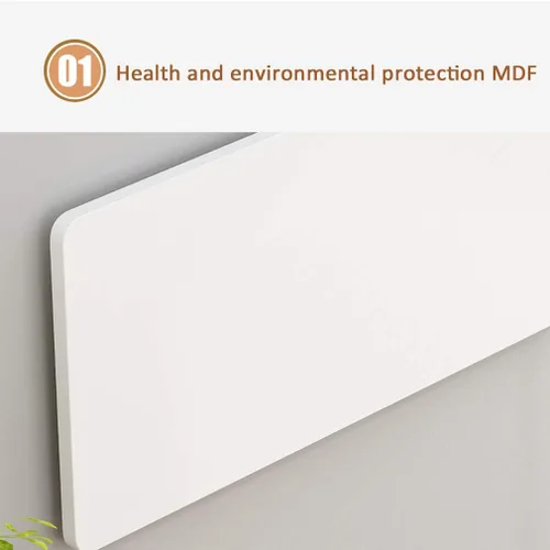 Vista 4 de Mesa plegable resistente para montaje en pared, escritorio de computadora multifunción, mesas de bar flotantes, mesa de comedor de cocina, banco