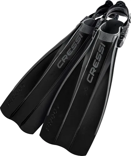 Vista 3 de Cressi Aletas de buceo de tacón abierto fuertes y resistentes Frog: Made in Italy desde 1946