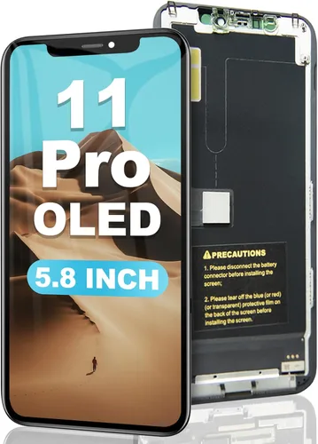 Vista 8 de EFAITHFIX para iPhone 11 Reemplazo de pantalla COF de 6.1 pulgadas, marco de pantalla LCD, ensamblaje de pantalla táctil 3D, digitalizador
