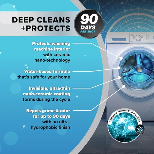 Vista 3 de Lifeproof Limpiador de lavadora 4 en 1: hasta 90 días de protección contra olores y suciedad (paquete de 8, suministro de 1 año)