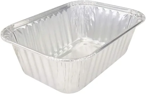Vista 9 de KitchenDance - Mini molde desechable de aluminio con lunares sin tapa, molde rectangular antiadherente de 6 onzas, perfecto para regalos