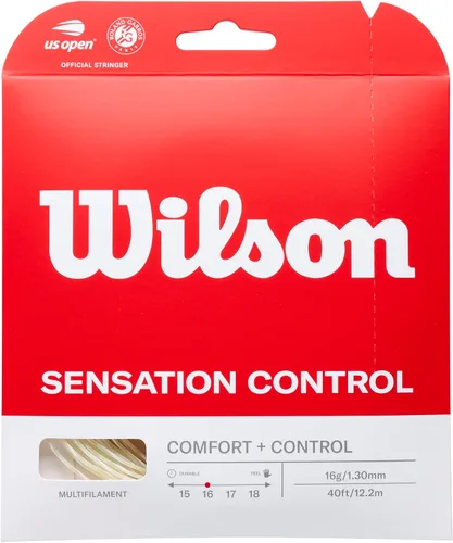 Vista 7 de Wilson Sensation - Juego de cuerda para raqueta de tenis y carrete de 200 m