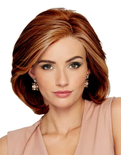 Vista 7 de Hairuwear Raquel Welch Upstage Peluca de página de longitud media, Rl32/31 Cinnabrio Cinnabar
