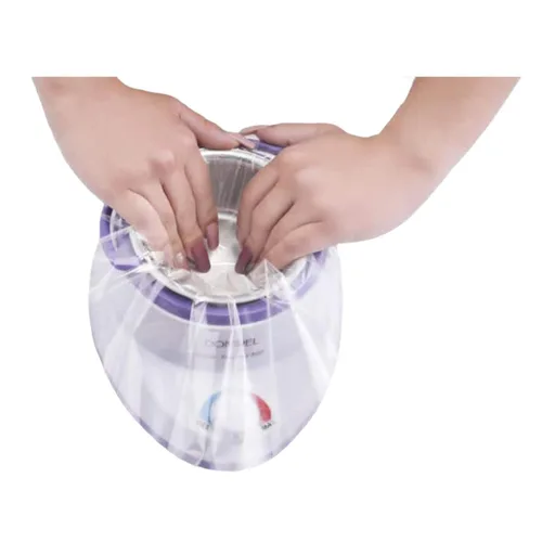 Vista 9 de Dompel Recambio de plástico para dispositivos de calefacción de cera dura, hojas protectoras desechables para depilación, calentador de cera fácil