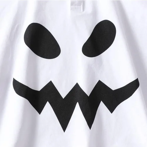 Vista 4 de Disfraz de Halloween para bebé niño capa fantasma poncho con capucha
