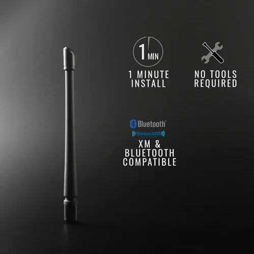 Vista 8 de Antena corta Rydonair para Harley Davidson 1989-2026