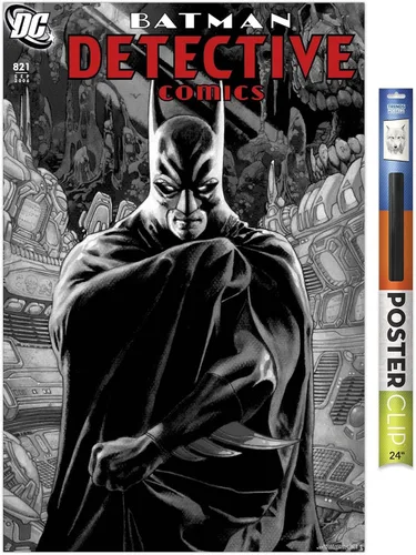 Vista 19 de Trends International DC Comics Batman - Póster de Batman Detective Comics #821 Versión enmarcada Barnwood
