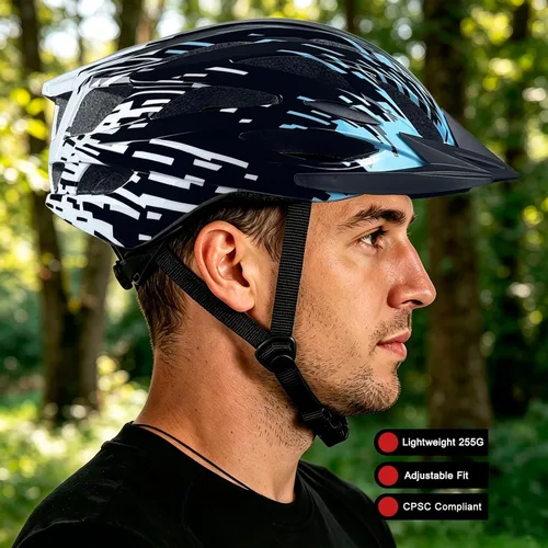 Vista 5 de Casco de bicicleta adulto hombre mujer talla 22-24.4 in
