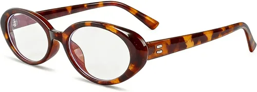 Vista 11 de Gafas de bloqueo de luz azul para mujeres y hombres, Negro/Ovalado