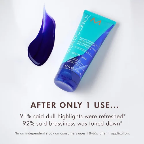 Vista 4 de Moroccanoil Rubio Perfeccionador Champú Púrpura