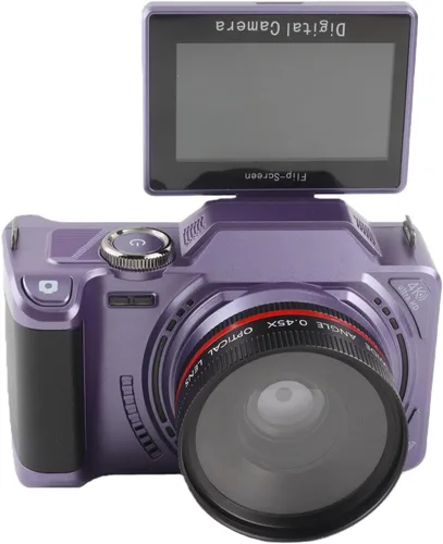 Vista 10 de EBTOOLS Cámara digital 4K, 64Mp, pantalla abatible de 3 pulgadas, rotación de 180, zoom digital 18X, enfoque automático, grabación de video, gran