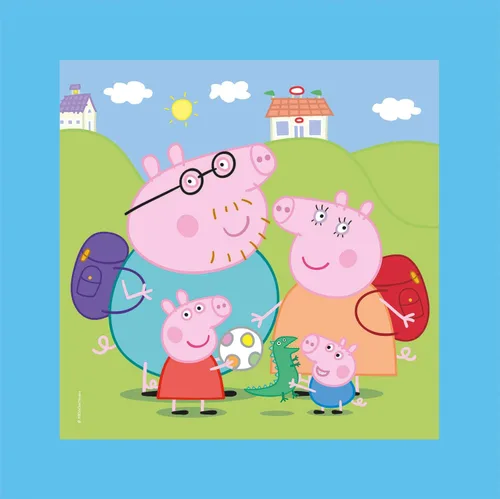 Vista 2 de Clementoni 38809, Peppa Pig Frame Me Up Puzzle para niños, 60 piezas, a partir de 6 años