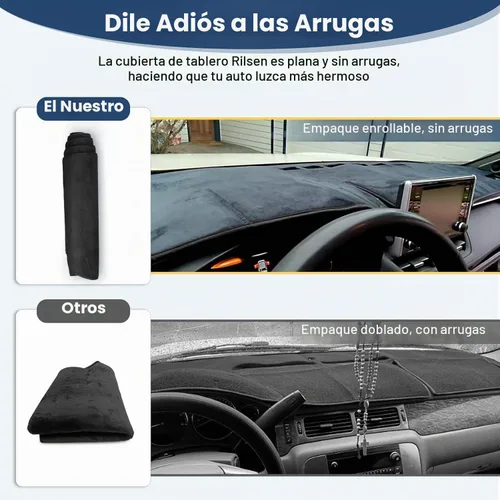 Vista 5 de Tapete de cubierta de salpicadero personalizado para Mazda3 Hatchback, Sedan 2019-2024 2025 2026 (sin HUD), protector antideslizante