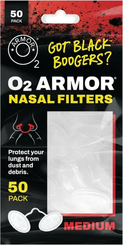 Vista 14 de O2 Armor Filtros de nariz para soldadores y alergias - Filtro de nariz para polvo - Filtros nasales para soldadura - Máscara de polvo de nariz