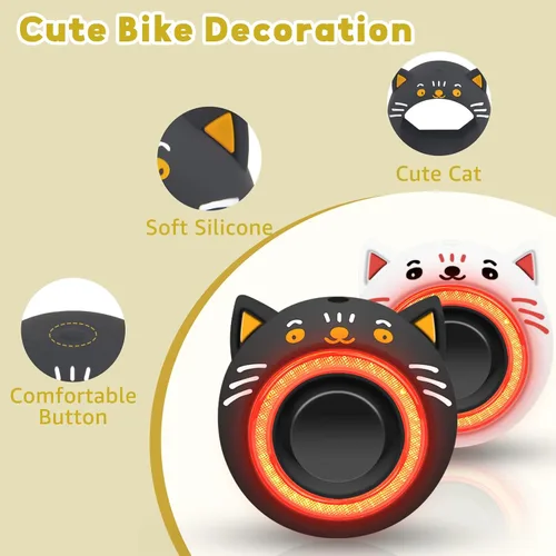 Vista 6 de NineLeaf Bicycle Tail Light Rechargeable,Bike Tail Light with Alarm and Remote,Bike Alarms for Ebikes,IP65,113dB Alarms, Level 7 Sensitivity, Auto
