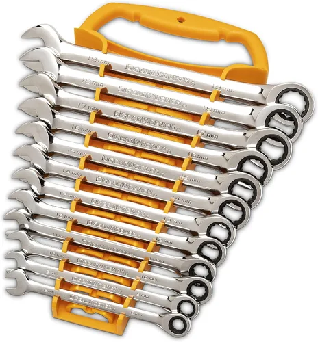 Vista 8 de GEARWRENCH Juego de llaves de trinquete combinadas de 25 piezas, SAE/MM - 86700