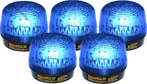 Vista 2 de Seco-Larm Luz estroboscópica de xenón Enforcer, 12VDC, lente azul (SL-126Q/B)