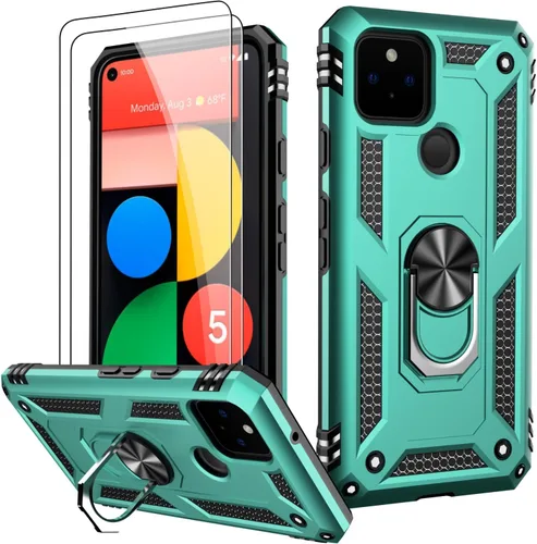 Vista 85 de LUMARKE para Google Pixel 3A XL - Funda con protector de pantalla, funda protectora grado militar probada contra caídas de 16 pies con soporte