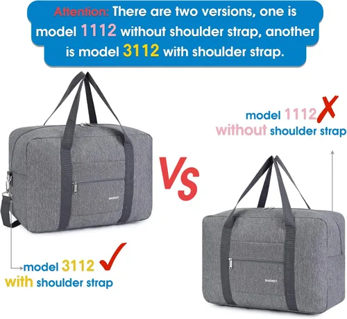 Vista 6 de For Spirit Airlines - Bolsa de viaje plegable para llevar en el equipaje de mano para deportes de fin de semana durante la noche para mujeres