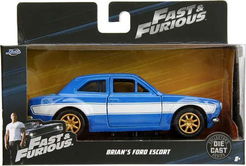 Vista 3 de Jada 1/32 Escala Diecast modelo de coche 97188 Fast & Furious – Brian de Ford Escort