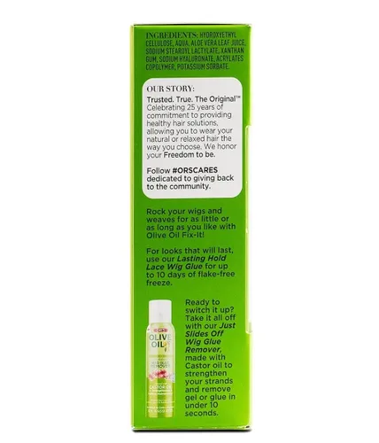 Vista 3 de Fix-It - Peluca de encaje de sujeción duradera con pegamento y resistente al agua con 10 días de sujeción (1.3 oz)